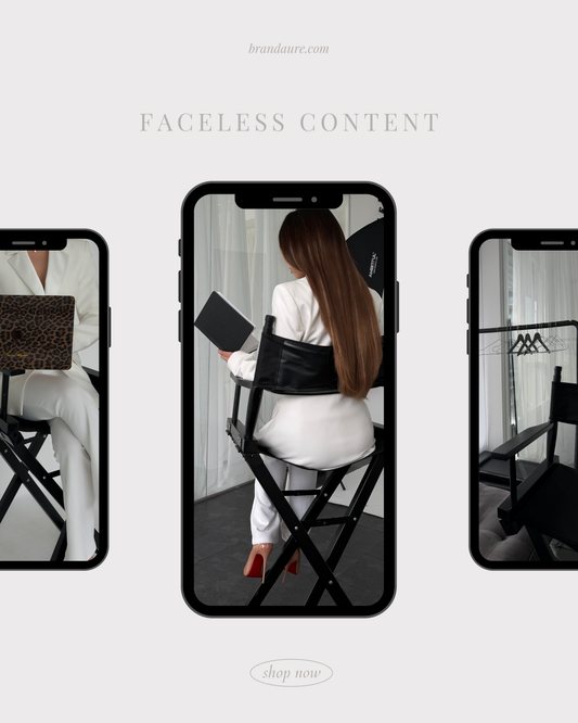 Faceless Aesthetic Content for Business Women